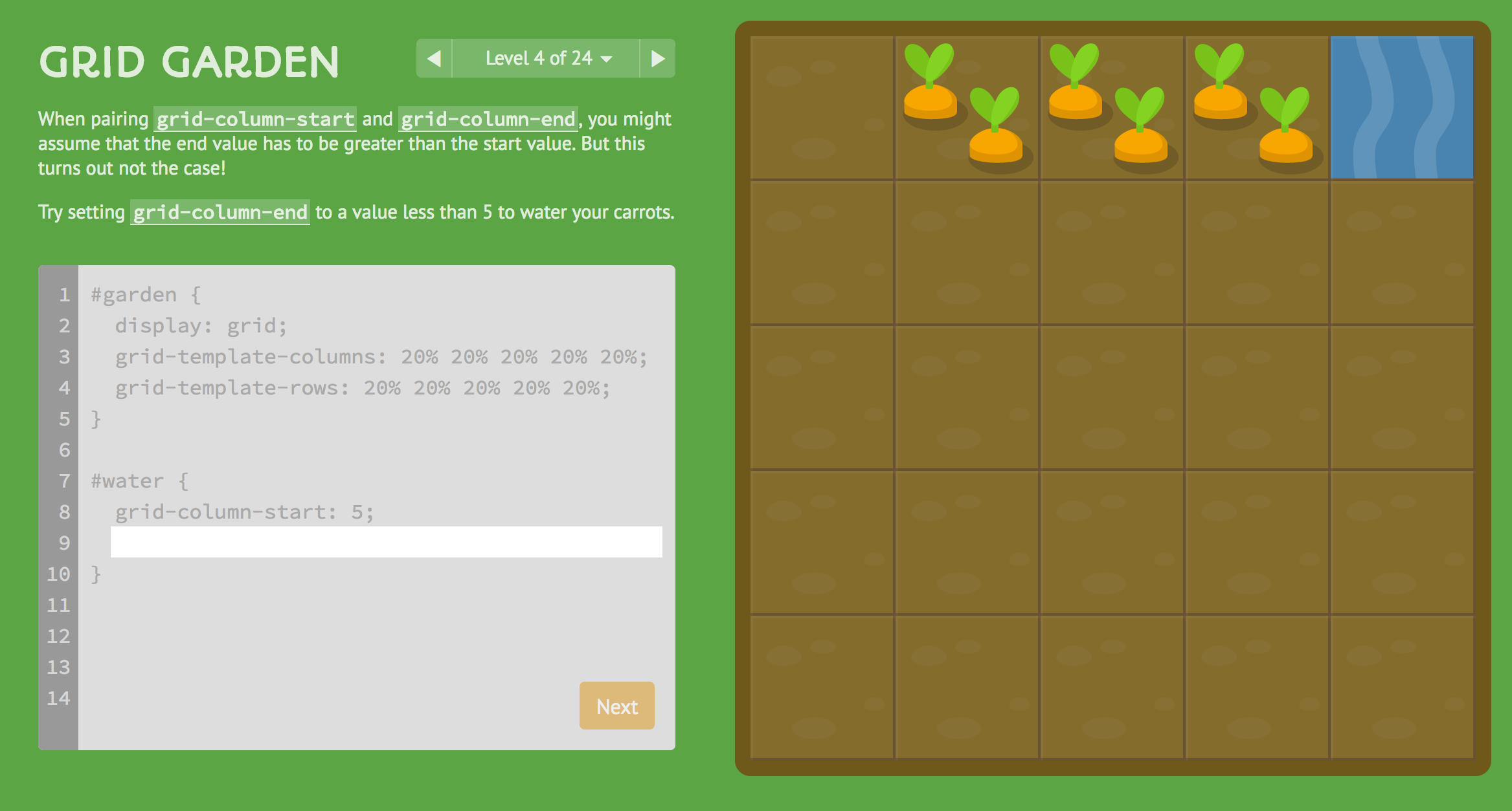 Grid CSS Game - Một tựa game để học CSS Grid